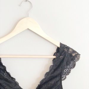 Black Lace Body Suit